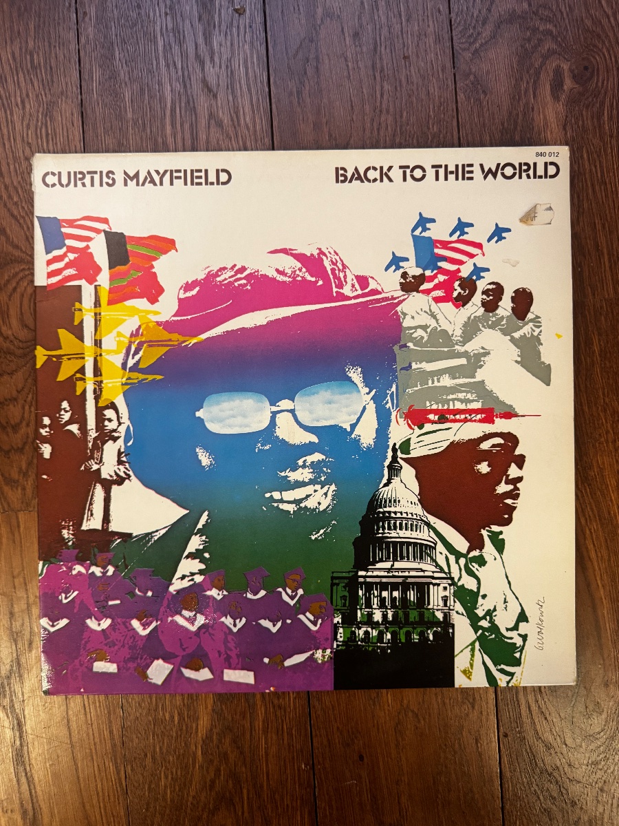 Pochette de Curtis Mayfield – Back to the World