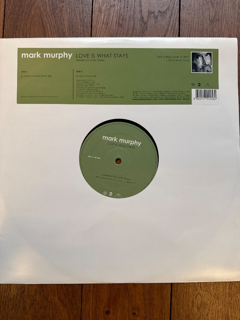Pochette de Mark Murphy – Love Is What Stays (Henrik Schwarz Remix)