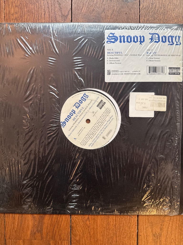 Pochette de Snoop Dogg – Beautiful (12" Single)